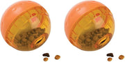 IQ Treat Ball Interactive Food Dispensing Dog Toy, Assorted Colors (Pack of 2)
