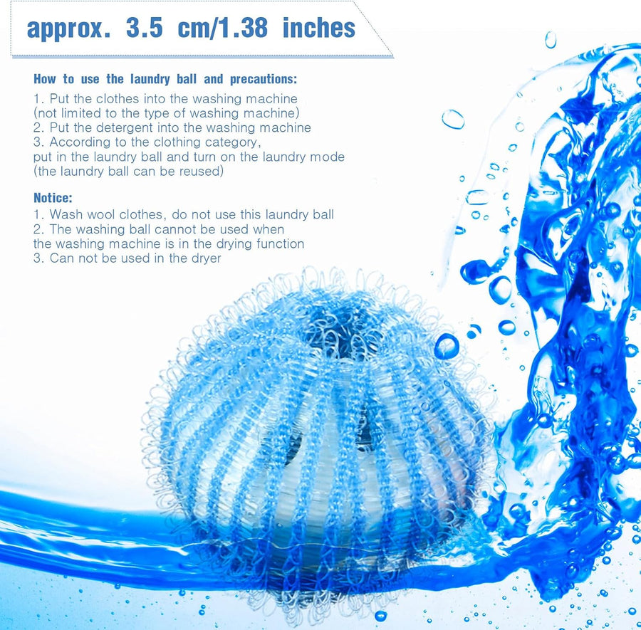 12 Pieces Pet Hair Remover for Laundry, Bright Color