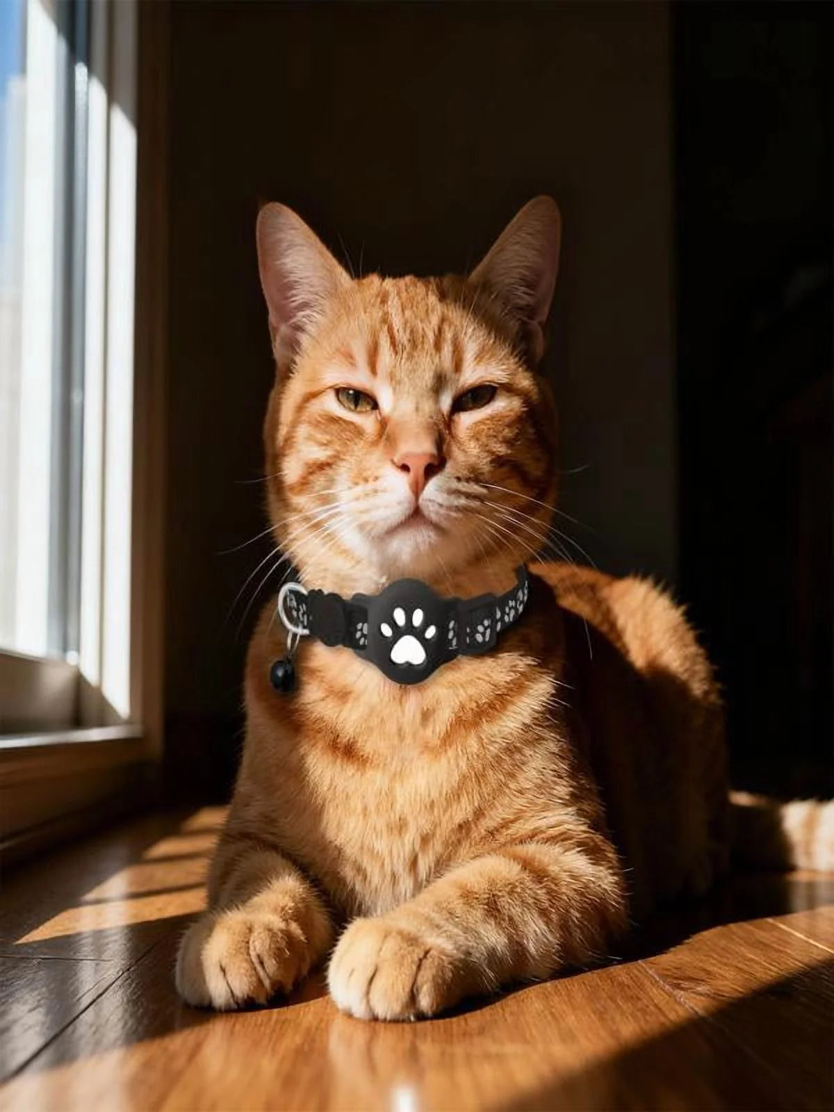 GPS Pet Tracker Collar for Cats Waterproof No Monthly Fee Advanced Tracking Device for Pet Safety