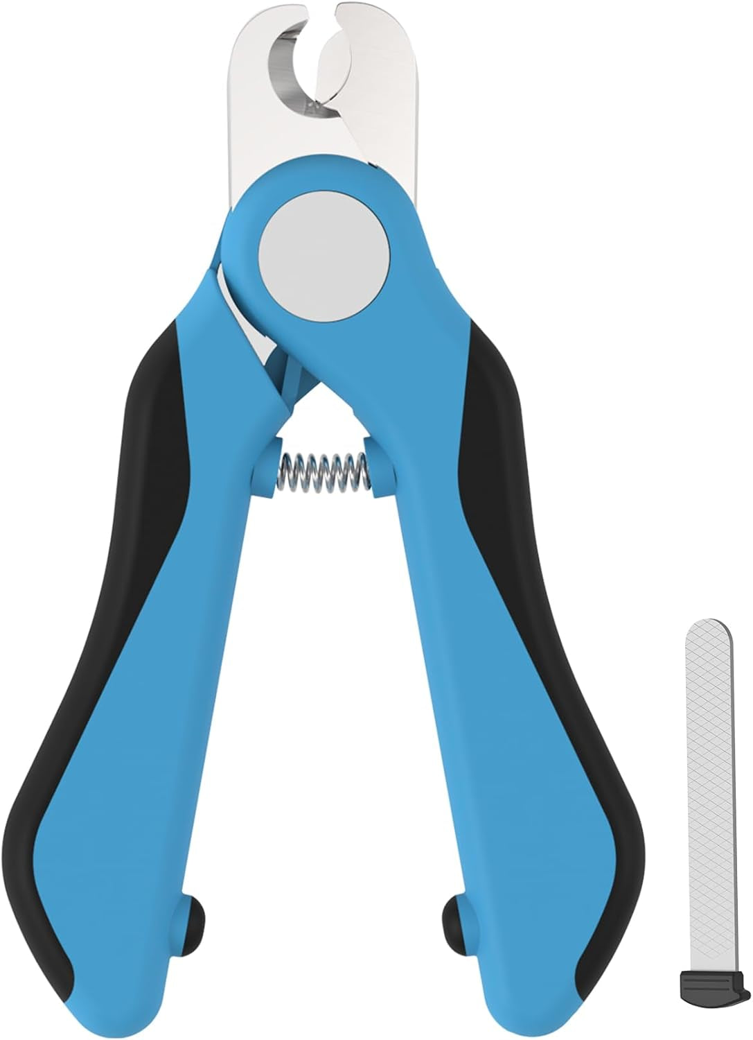 Heavy Duty Dog Nail Clippers and Trimmers, Professional Pet Nail Clippers with Nail File for Dogs Cats Small Animal, Claw Clippers with Safety Guard to Prevent Over-Cutting, Blue